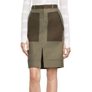 BCBG MaxAzria Phiona Utility Midi Skirt